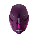 CASCO MULTIPROPOSITO HRO MX330 DOBLE VISOR DOWNHILL MORADO OSCURO FUCSIA MATE