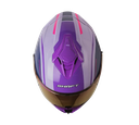 CASCO INTEGRAL SHAFT SH598GTR ADIV MORADO CLARO FUCSIA BRILLO 
