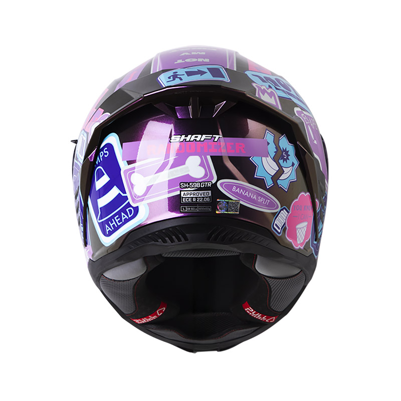 CASCO INTEGRAL SHAFT SH598GTR RANDOMIZER CAMALEON MORADO BRILLO