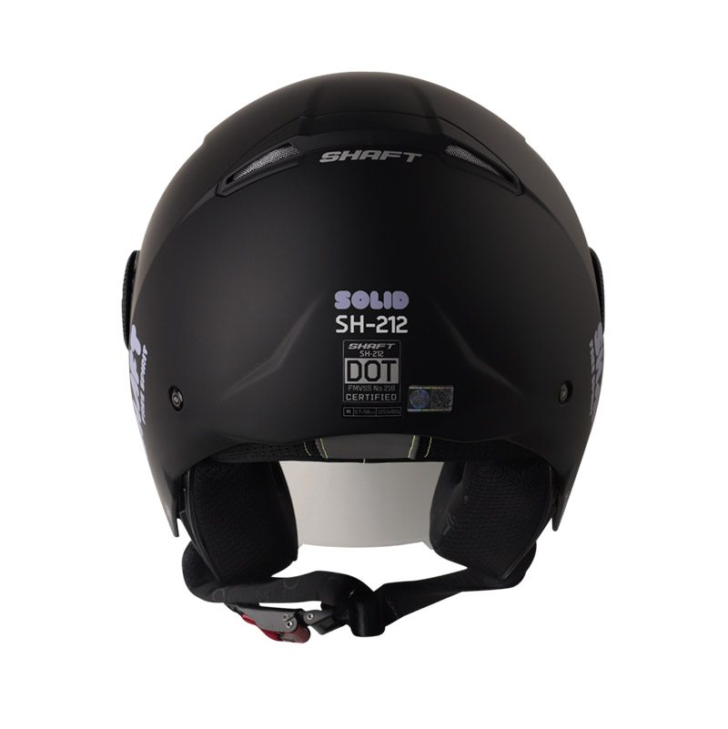 CASCO ABIERTO SHAFT SH212 SOLID NEGRO MORADO CLARO 