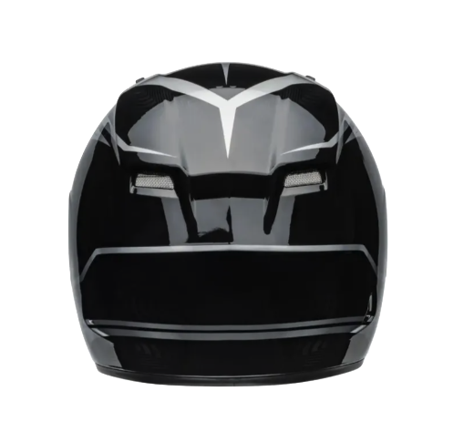 CASCO INTEGRAL BELL QUALIFIER CONDUIT PLATA NEGRO BRILLO