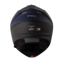CASCO ABATIBLE SHAFT SH4000 EVO DOBLE VISOR ACRU AZUL OSCURO NEGRO MATE