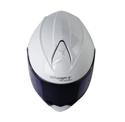 CASCO ABATIBLE SHAFT SH4000 EVO DOBLE VISOR ACRU BLANCO ROJO BRILLO