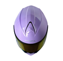 CASCO ABATIBLE SHAFT SH4000 EVO DOBLE VISOR ACRU MORADO CLARO FUCSIA BRILLO