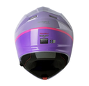 CASCO ABATIBLE SHAFT SH4000 EVO DOBLE VISOR ACRU MORADO CLARO FUCSIA BRILLO