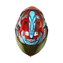 CASCO INTEGRAL SHAFT SH526SP EVO LUCKY NEGRO ROJO MATE