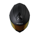 CASCO ABATIBLE SHAFT SH4000 EVO DOBLE VISOR ACRU GRIS OSCURO ROJO MATE 