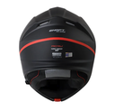 CASCO ABATIBLE SHAFT SH4000 EVO DOBLE VISOR ACRU GRIS OSCURO ROJO MATE 