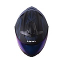 CASCO ABATIBLE HRO 3440 DOBLE VISOR GRUNGSTER NEGRO AZUL OSCURO MATE