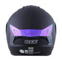 CASCO INTEGRAL EDGE DC EXTREME SOLID NEGRO MORADO MATE