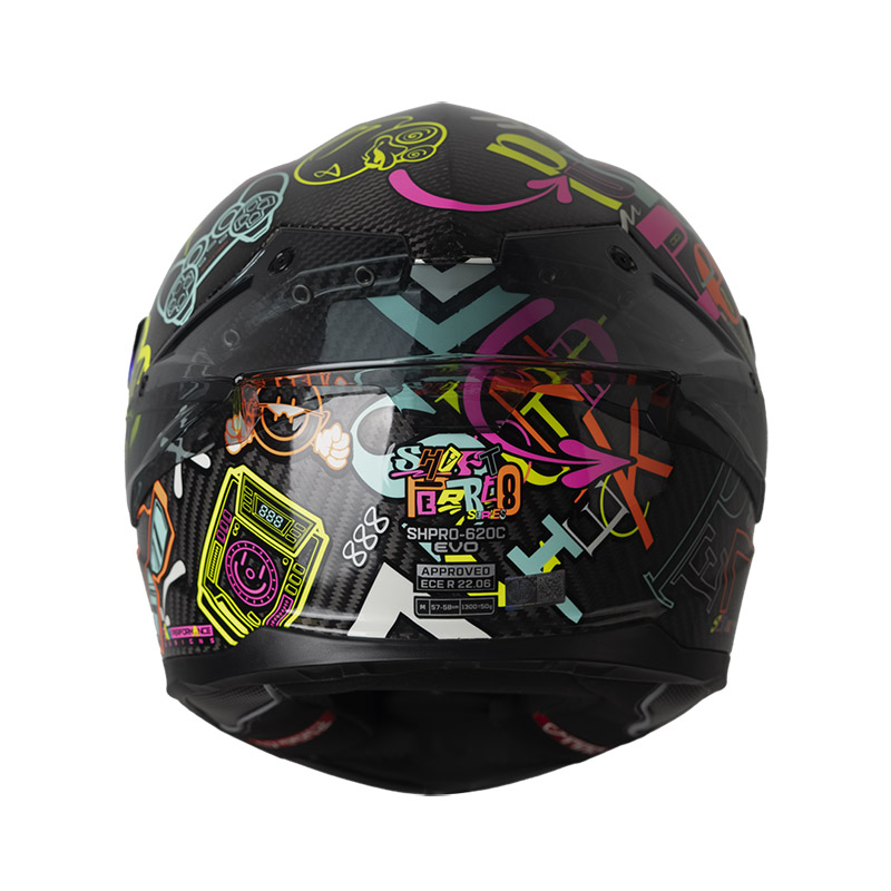 CASCO INTEGRAL SHAFT PRO 620 CARBON EVO 888 NEGRO FULL-INCLUYE PINLOCK