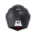 CASCO ABATIBLE ICH 3110DOT DOBLE VISOR CICU NEGRO BLANCO MATE VISOR NEGRO
