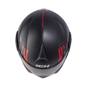 CASCO ABATIBLE ICH 3110DOT DOBLE VISOR CICU NEGRO ROJO MATE VISOR NEGRO