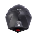 CASCO ABATIBLE ICH 3110DOT DOBLE VISOR CICU NEGRO GRIS MATE VISOR NEGRO