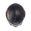 CASCO ABATIBLE ICH 3110DOT DOBLE VISOR CICU NEGRO AZUL NAVY VISOR NEGRO