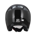 CASCO ABIERTO TECH T10 SOLID NEGRO BRILLO VISOR NEGRO