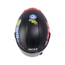CASCO INTEGRAL ICH 501SP ARIGATO NEGRO ROJO MATE VISOR NEGRO