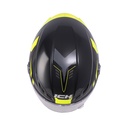 CASCO INTEGRAL ICH 501SP DES NEGRO AMARILLO BRILLO VISOR TRANSPARENTE