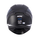 CASCO INTEGRAL ICH 501SP DEUS NEGRO AZUL MATE VISOR TRANSPARENTE
