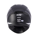 CASCO INTEGRAL ICH 501SP DEUS NEGRO BLANCO MATE VISOR SILVER