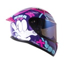 CASCO INTEGRAL SHAFT 522 BEARTY MORADO FUCSIA BRILLO
