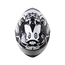 CASCO INTEGRAL SHAFT 522 BEARTY NEGRO BLANCO BRILLO