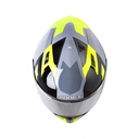 CASCO INTEGRAL SHAFT 522 KRITIK GRIS OSCURO GRIS BRILLO