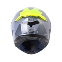 CASCO INTEGRAL SHAFT 522 KRITIK GRIS OSCURO GRIS BRILLO