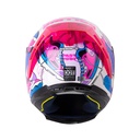 CASCO INTEGRAL SHAFT 562 R FAST FOOT BLANCO MORADO CLARO BRILLO