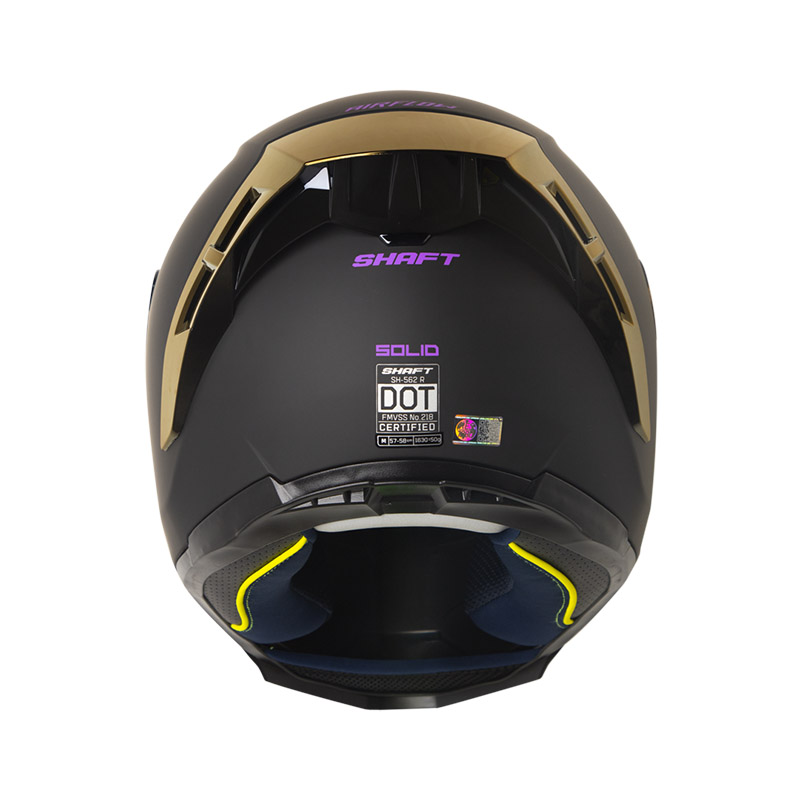 CASCO INTEGRAL SHAFT 562 R SOLID NEGRO MORADO MATE