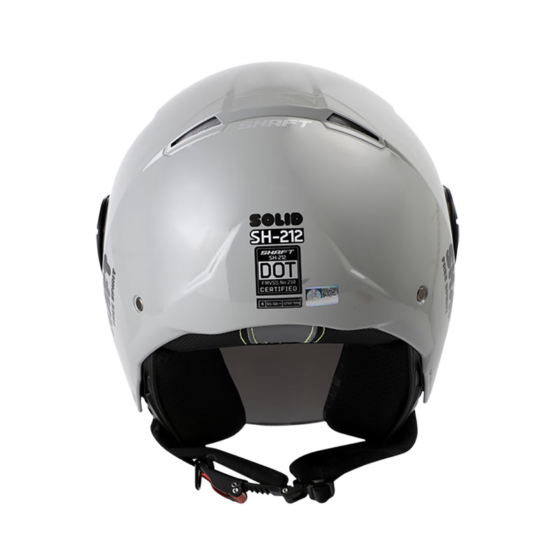 CASCO ABIERTO SHAFT SH212 SOLID GRIS CLARO NEGRO