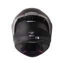 CASCO INTEGRAL SHAFT 526SP EVO SOLID NEGRO NEGRO MATE VISOR SILVER SPOILER SILVER 