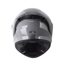 CASCO INTEGRAL SHAFT 526SP EVO SOLID GRIS GRIS BRILLO VISOR SILVER VENTILACIONES NEGRAS