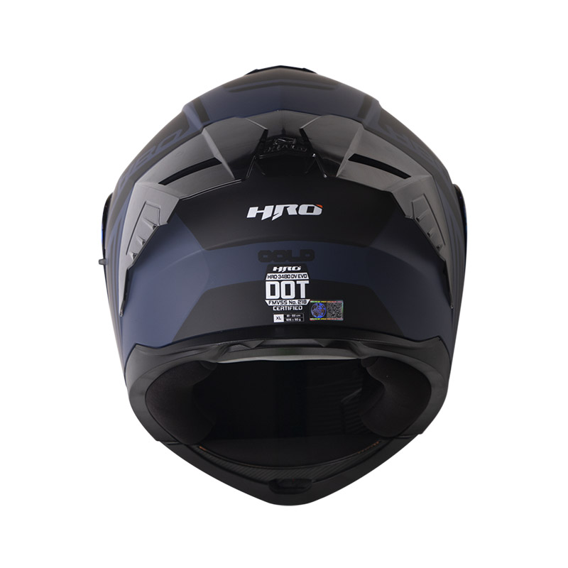 CASCO ABATIBLE HRO 3480 EVO DOBLE VISOR COLD AZUL OSCURO NEGRO MATE