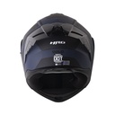 CASCO ABATIBLE HRO 3480 EVO DOBLE VISOR COLD AZUL OSCURO NEGRO MATE