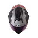 CASCO ABATIBLE HRO 3480 EVO DOBLE VISOR COLD GRIS ROJO MATE