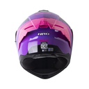 CASCO ABATIBLE HRO 3480 EVO DOBLE VISOR COLD MORADO FUCSIA BRILLO