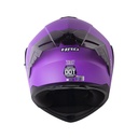CASCO ABATIBLE HRO 3480 EVO DOBLE VISOR SOLID MORADO SILVER MATE