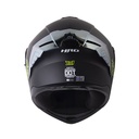 CASCO ABATIBLE HRO 3480 EVO DOBLE VISOR SOLID NEGRO AMARILLO MATE