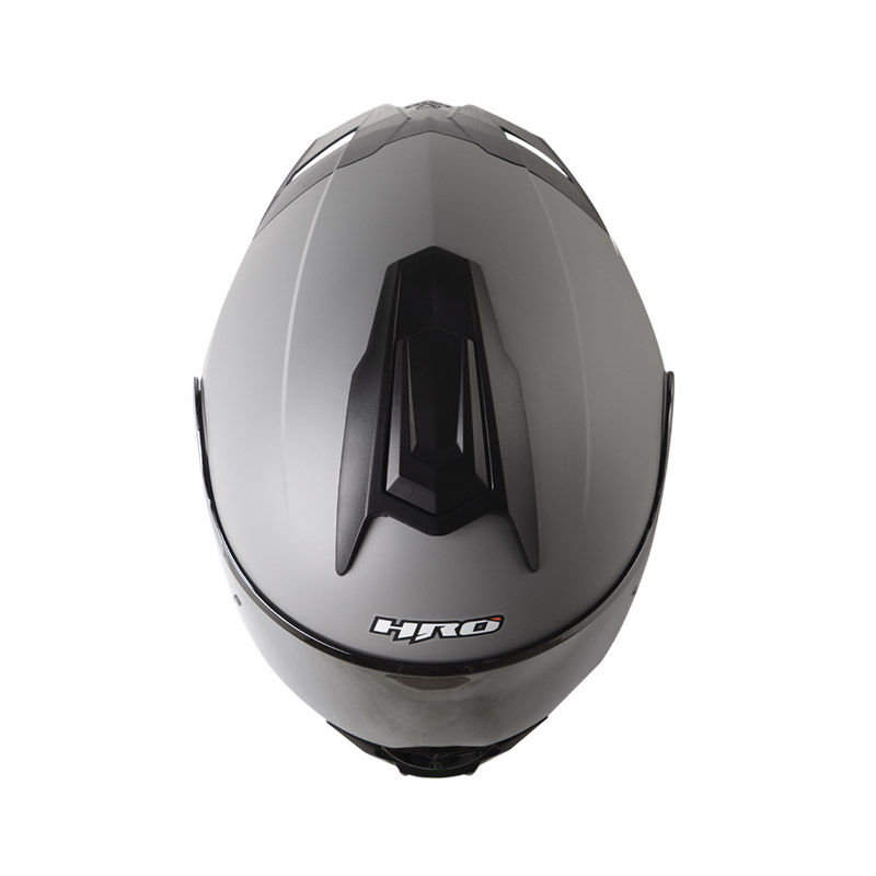 CASCO ABATIBLE HRO 3480 EVO DOBLE VISOR SOLID GRIS NEGRO MATE