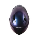 CASCO INTEGRAL SHAFT 526SP EVO SOLID CAMALEON SILVER BRILLO VENTILACIONES Y SPOILER NEGRO