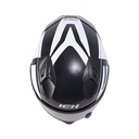 CASCO INTEGRAL ICH 503 DUKO NEGRO BLANCO BRILLO VISOR NEGRO