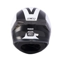CASCO INTEGRAL ICH 503 DUKO NEGRO BLANCO BRILLO VISOR NEGRO