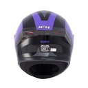 CASCO INTEGRAL ICH 503 DUKO NEGRO MORADO BRILLO VISOR NEGRO