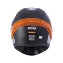 CASCO INTEGRAL ICH 501SP ARIGATO NEGRO NARANJA MATE VISOR TRANSPARENTE