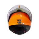 CASCO INTEGRAL SHAFT 526SP EVO NARKAN GRIS CLARO NARANJA 