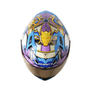 CASCO INTEGRAL SHAFT 522 VISERION NEGRO MORADO BRILLO