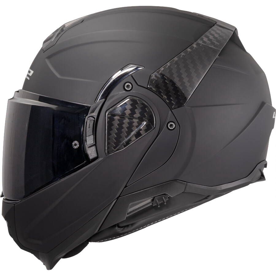 CASCO ABATIBLE LS2 910 SOLID NEGRO MATE