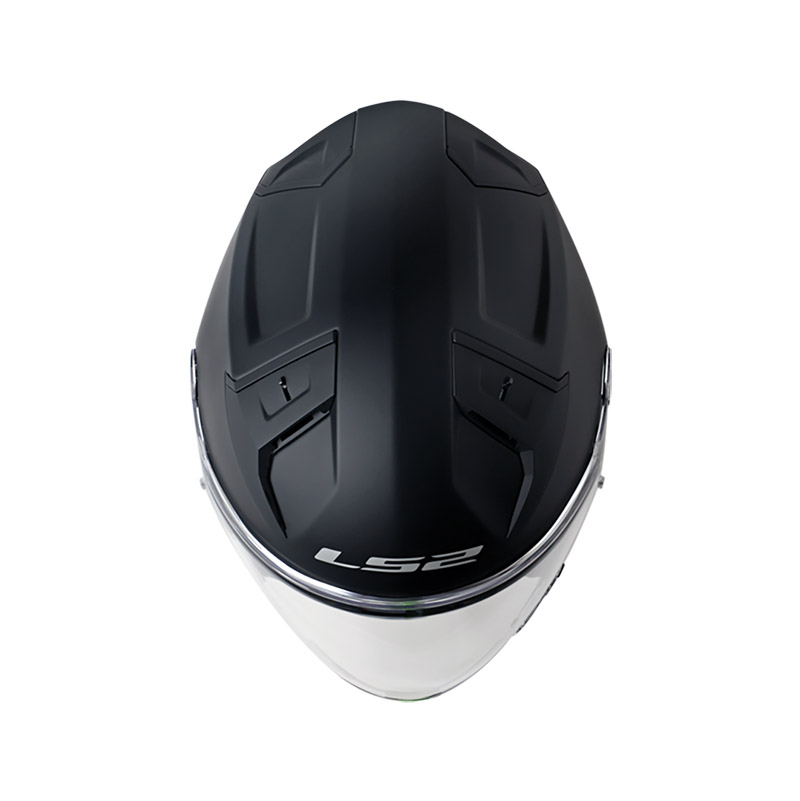 CASCO ABIERTO LS2 603 INFINITY II SOLID NEGRO MATE