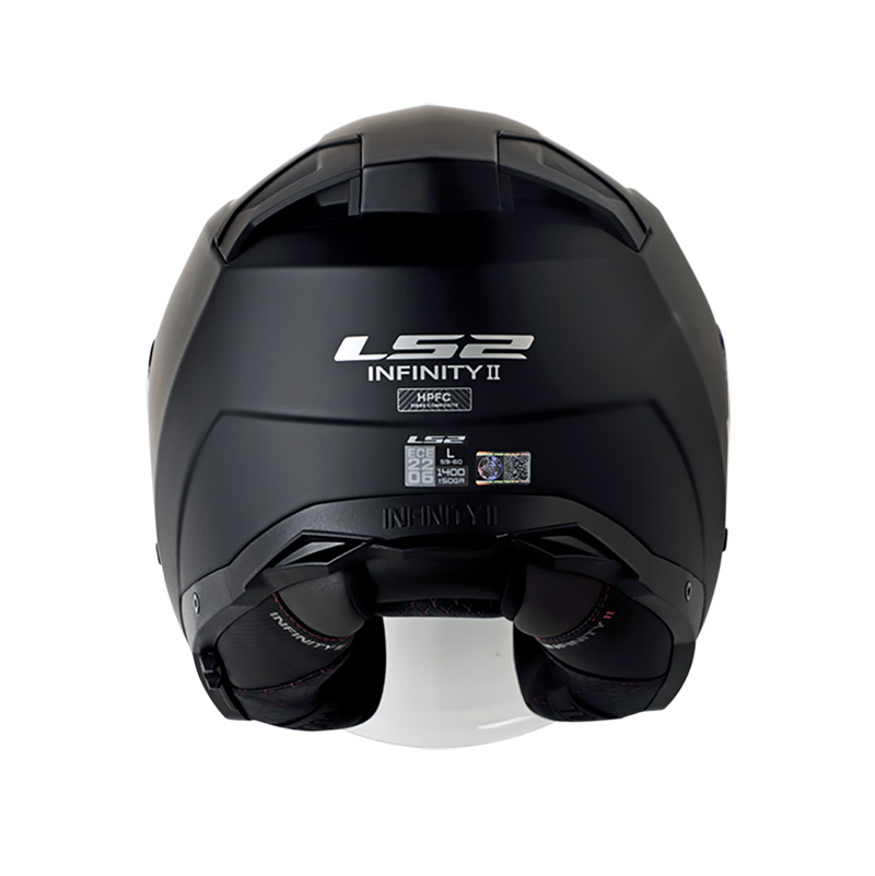 CASCO ABIERTO LS2 603 INFINITY II SOLID NEGRO MATE
